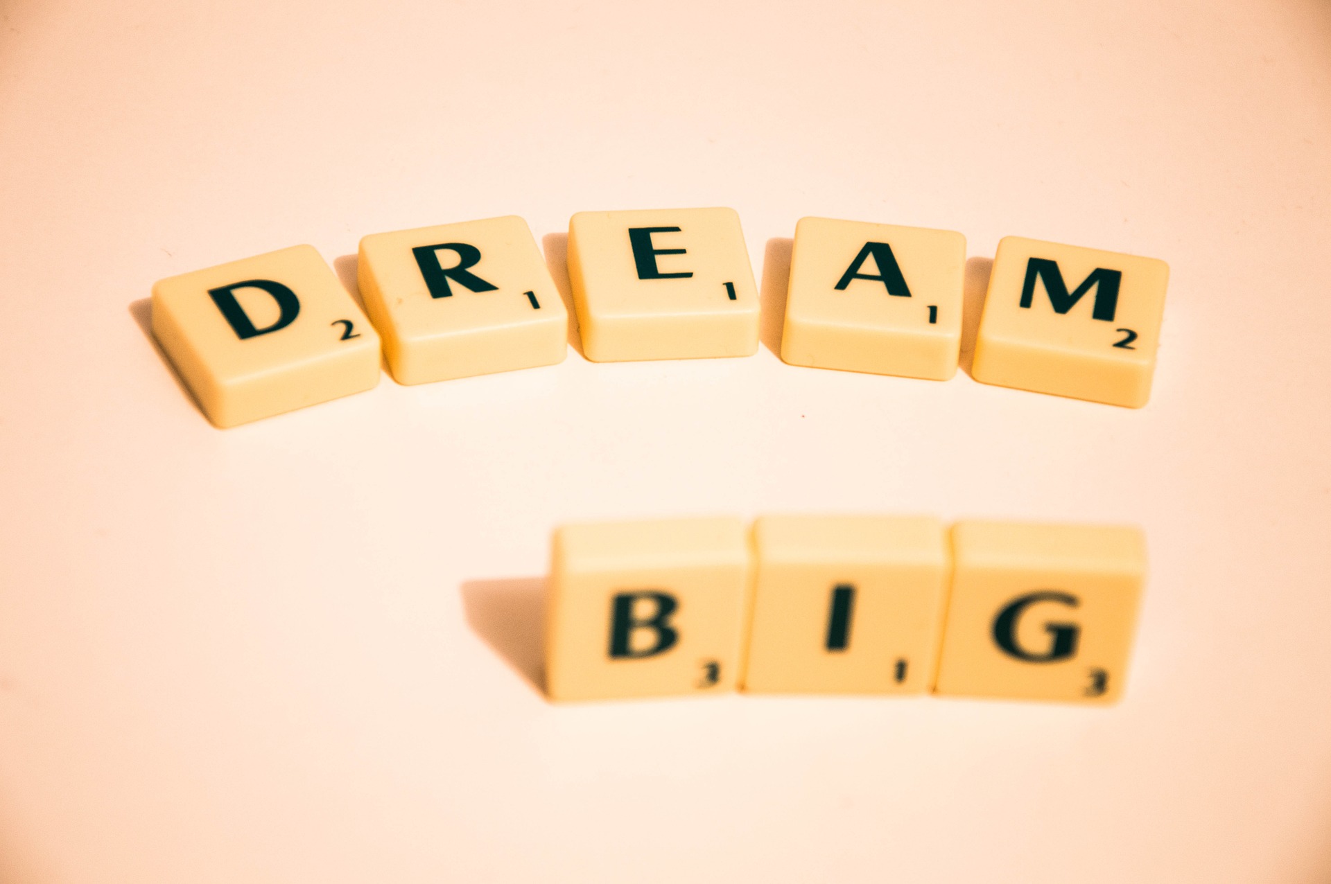 dream big work hard