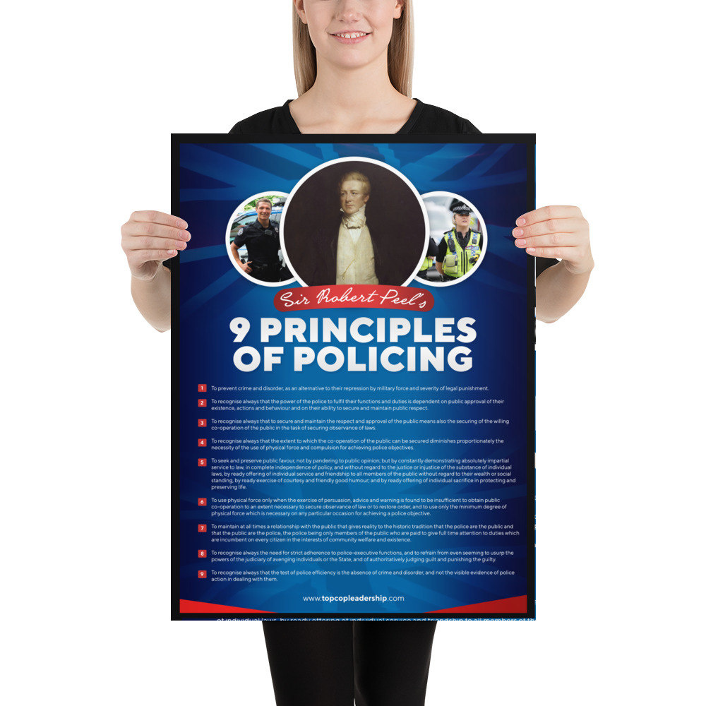 sir-robert-peel-s-9-principles-of-policing-modern-poster